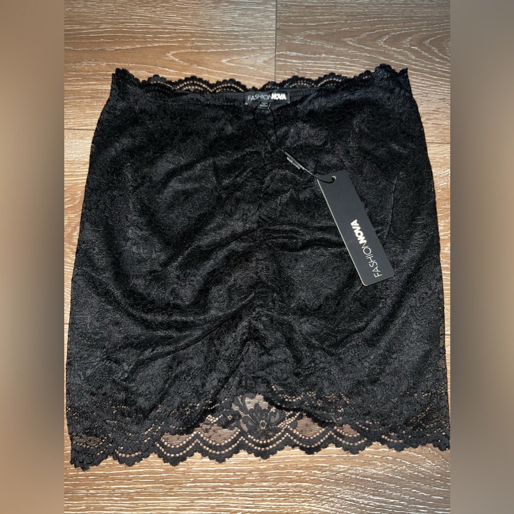 Lace Mini Skirt